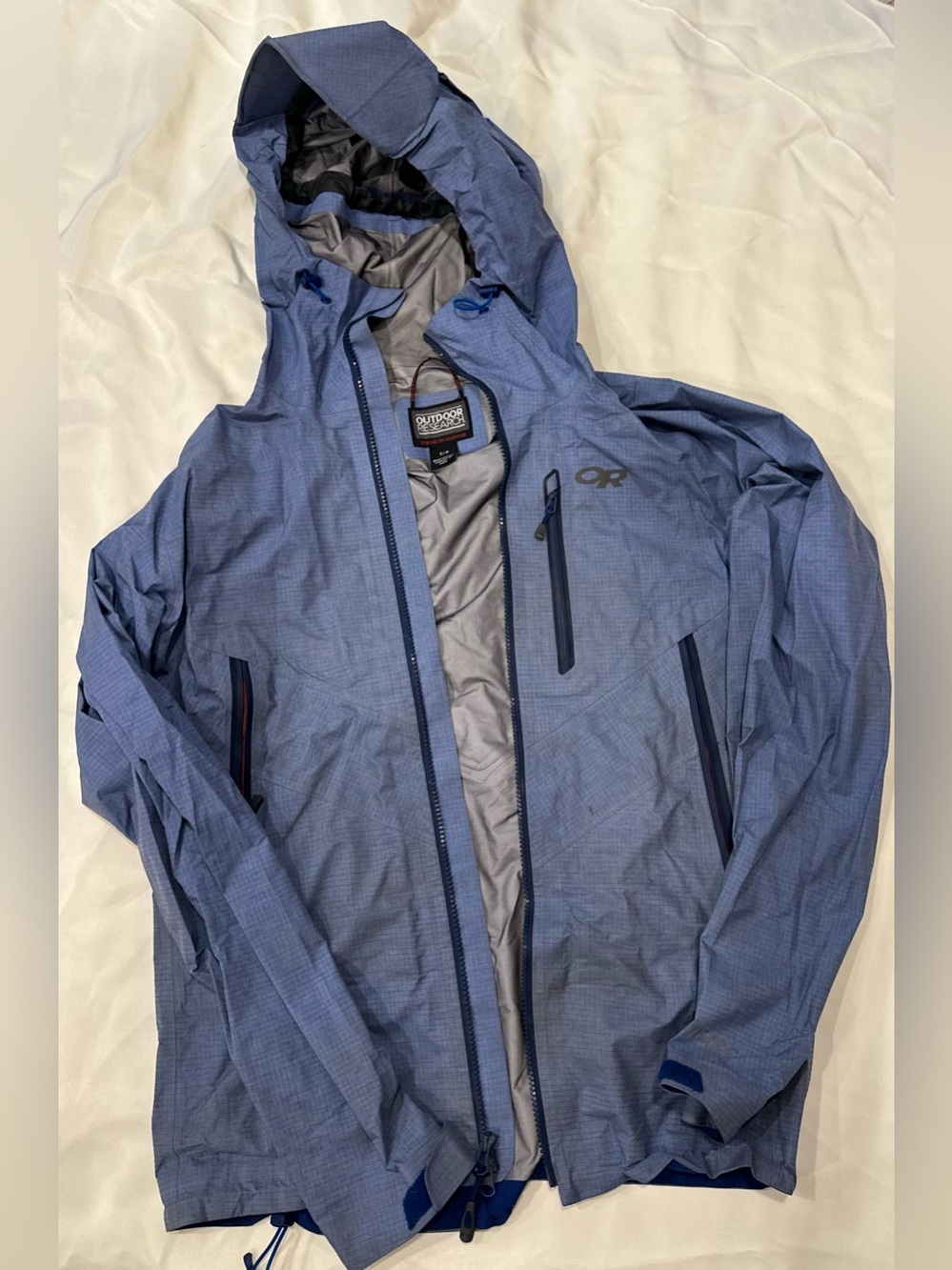 Outdoor Research Men’s Lilac Waterproof Hooded Jacket